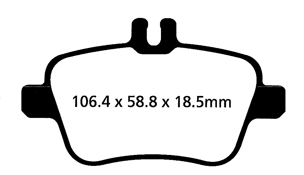 A2157 EBC Yellowstuff Bremsbeläge hinten