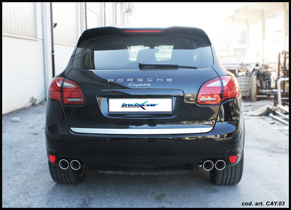 Inoxcar Duplex Endschalldämpfer 2x 90mm rund X-Race