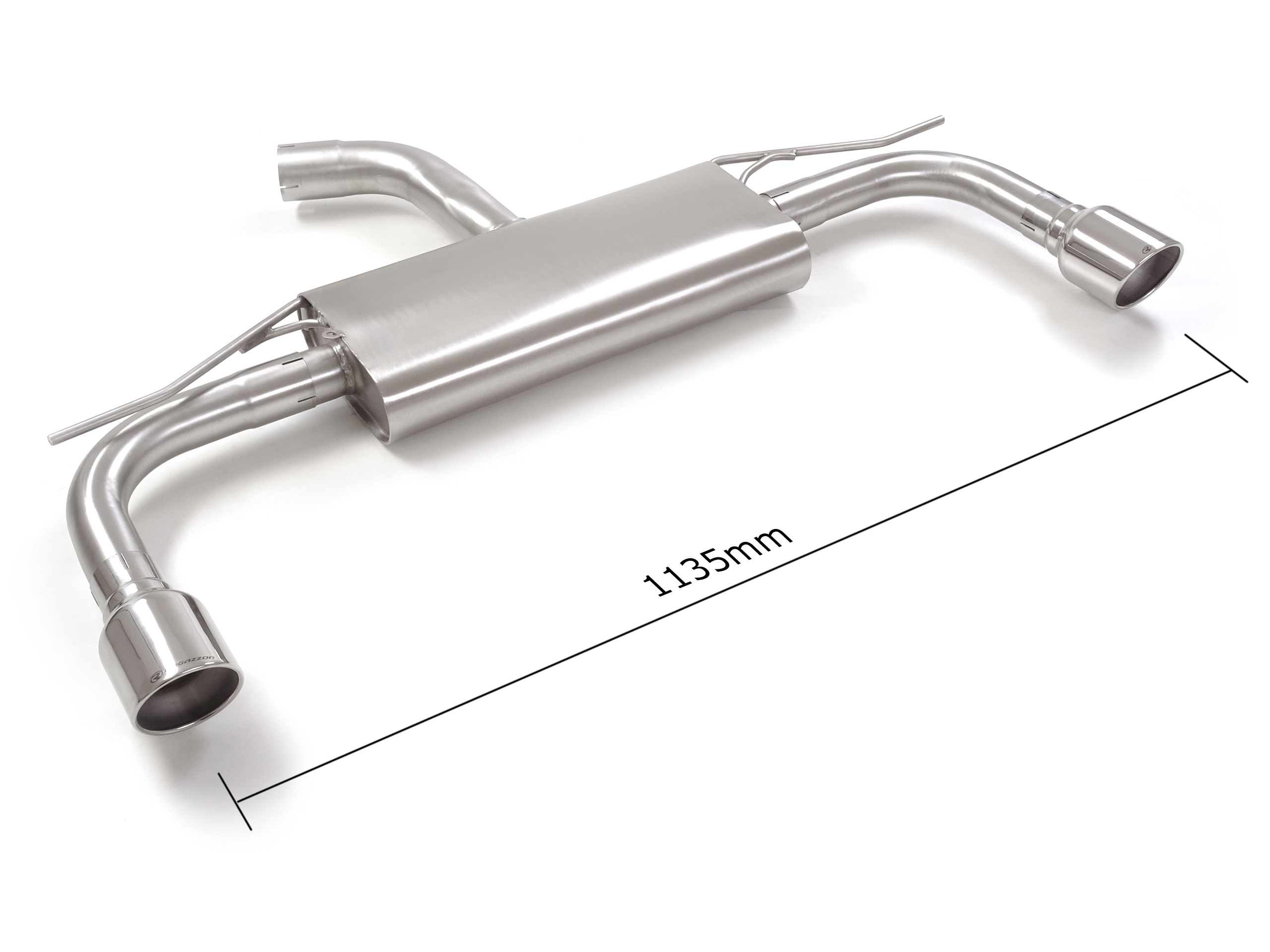 50-1020-61 Ragazzon Duplex-Endschalldämpfer 1x 102mm rund Sport Line