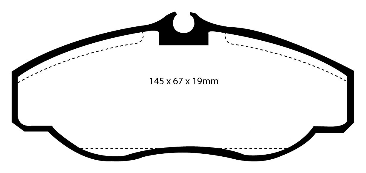 A1037 EBC Blackstuff Brake pads front