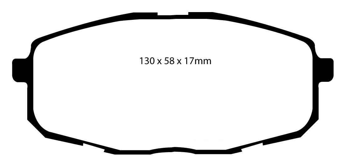A1562 EBC Yellowstuff Brake pads front
