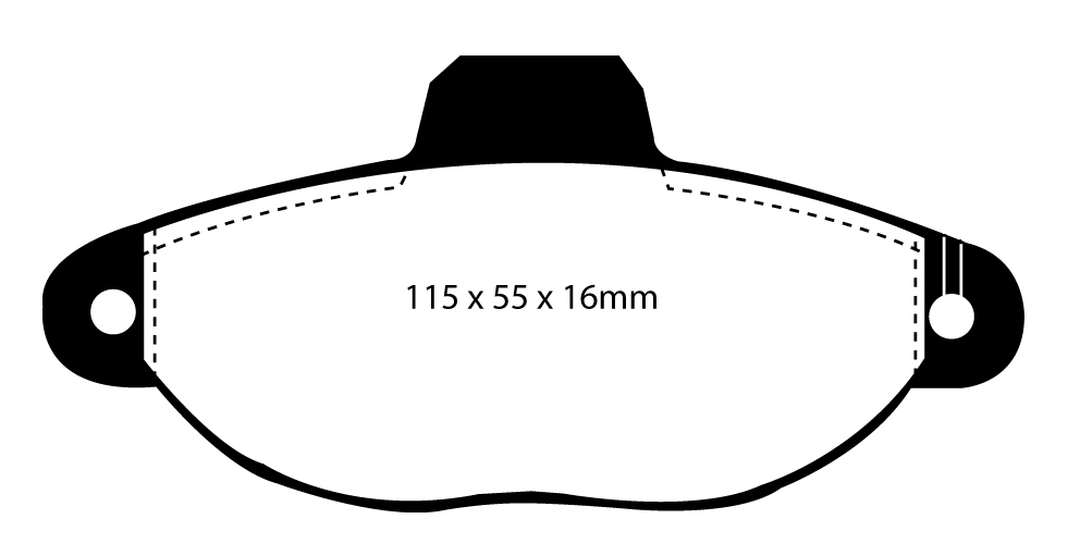 A0945_2 EBC Blackstuff Brake pads front