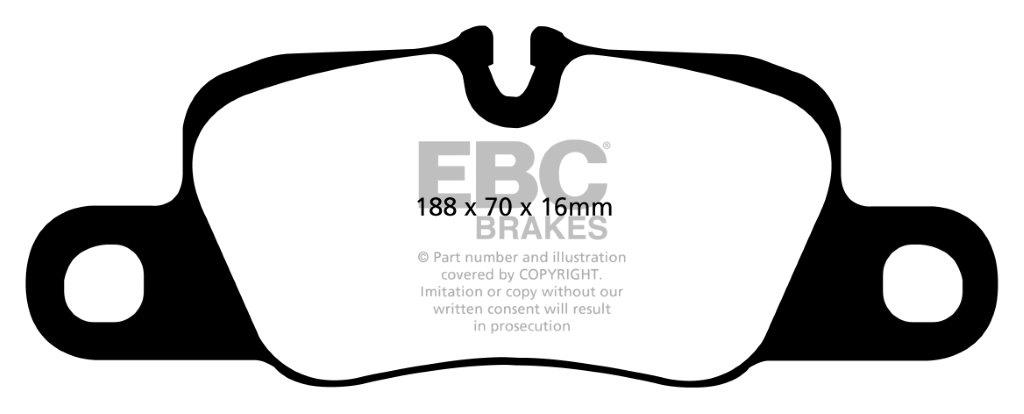 A1858 EBC Rennbremsbeläge RP-X hinten