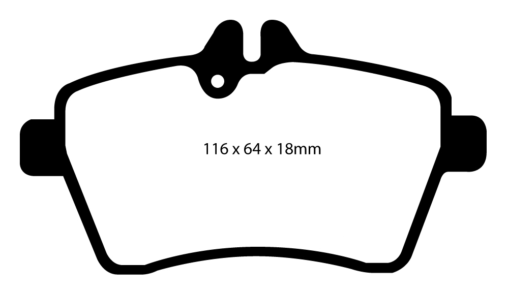 A1579 EBC Blackstuff Brake pads front