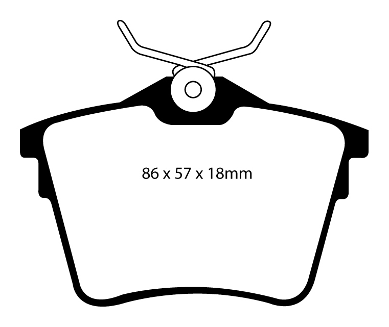 EBC Greenstuff Brake pads rear