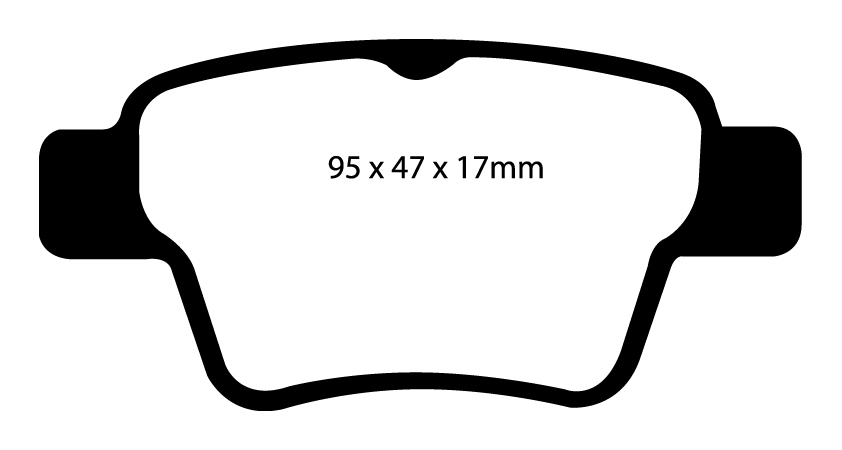 A1575 EBC Yellowstuff Bremsbeläge hinten