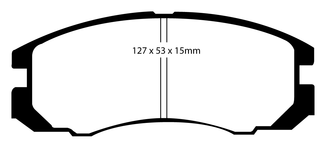 A0847 EBC Blackstuff Brake pads front