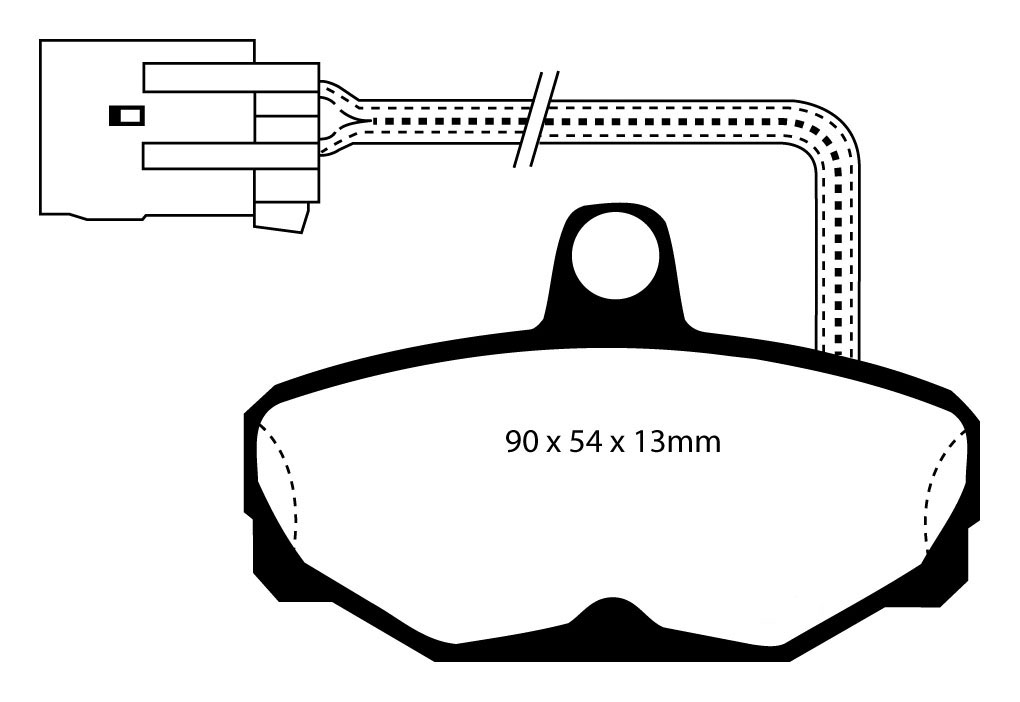EBC Blackstuff Bremsbeläge hinten