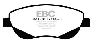 EBC Blackstuff Bremsbeläge vorne