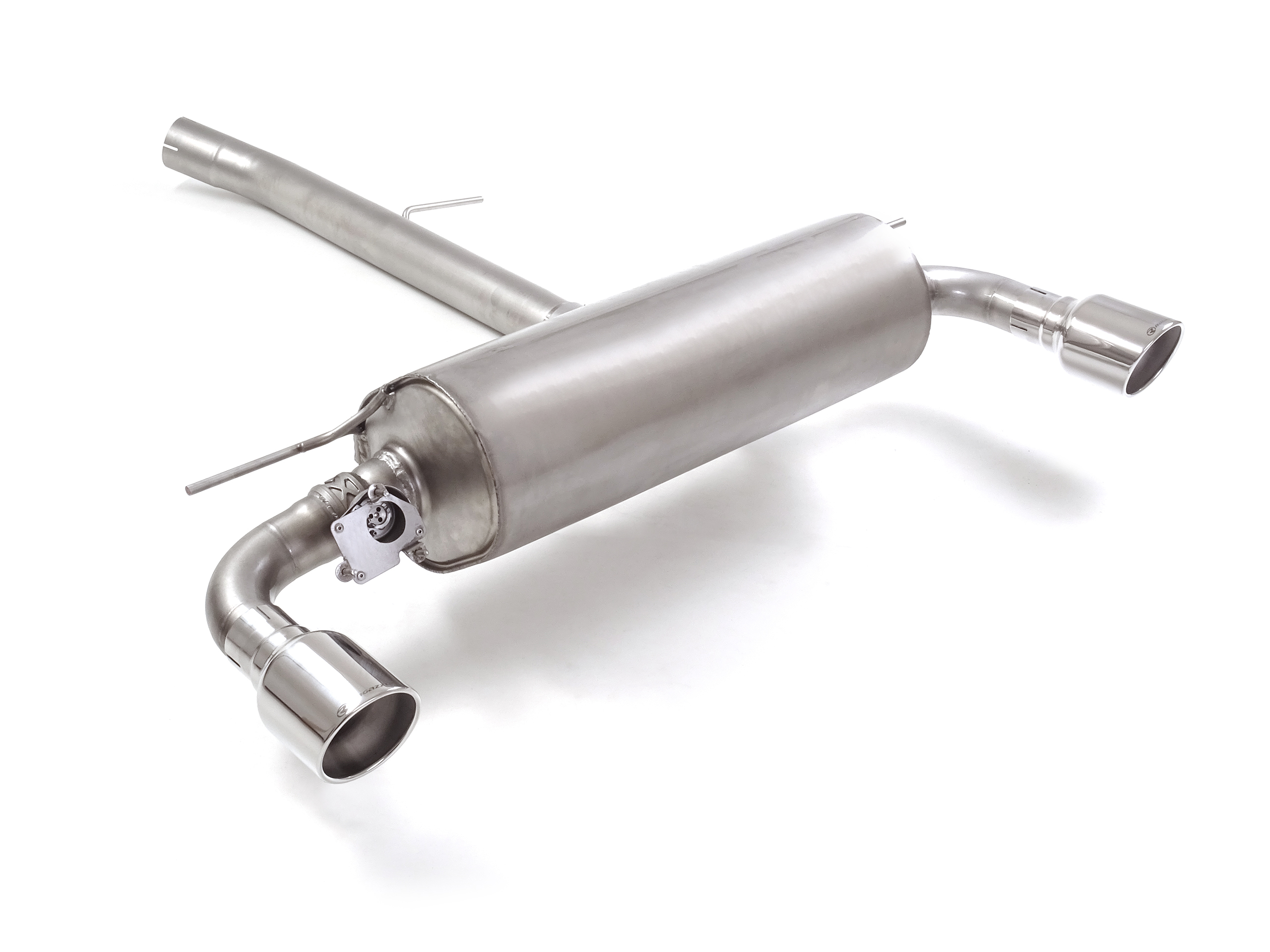 Ragazzon Duplex-Endschalldämpfer 1x 102mm rund Sport Line mit integrierter Klappe Ragazzon Duplex-Endschalldämpfer 1x 102mm rund Sport Line mit integrierter Klappe