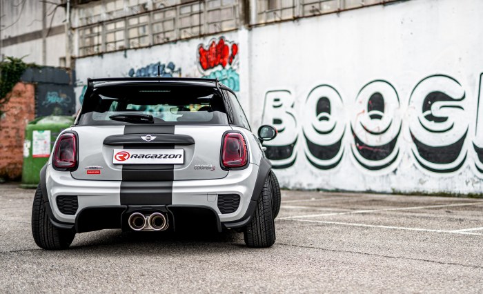 Ragazzon rear silencer 129mm centered Sport Line