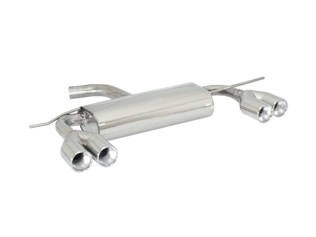 Ragazzon Duplex-Endschalldämpfer 2x 80mm rund versetzt