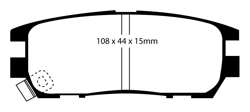 A0958 EBC Greenstuff Bremsbeläge hinten