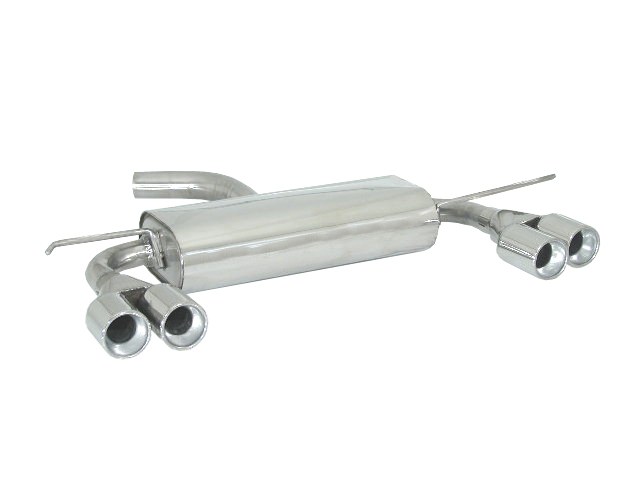 Ragazzon Duplex-Endschalldämpfer 2x 80mm rund versetzt