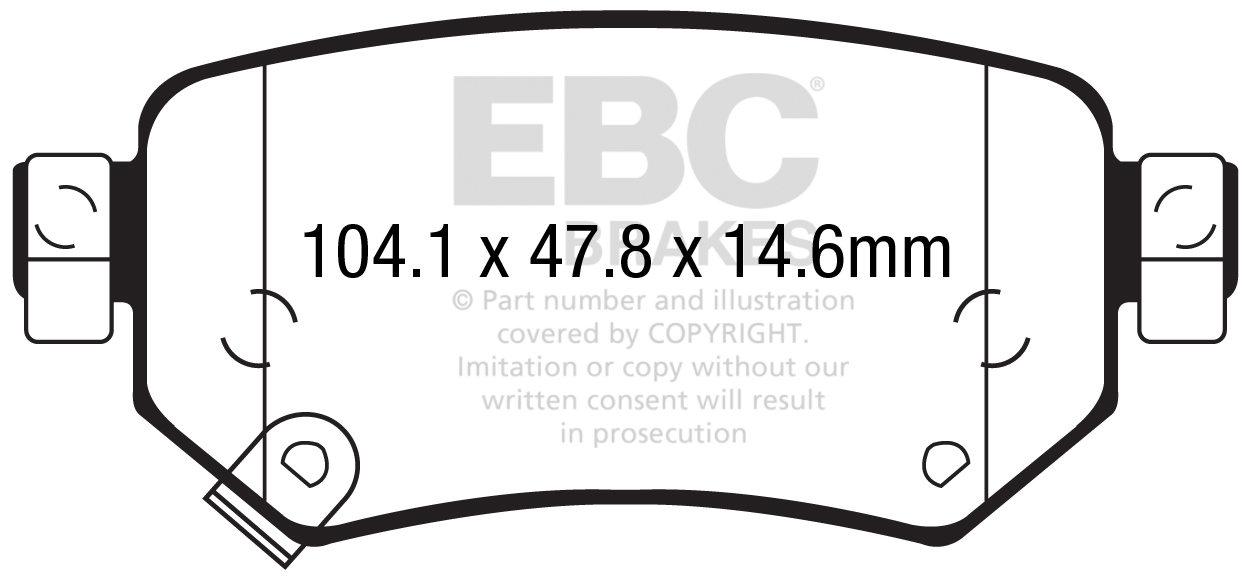 EBC Yellowstuff Brake pads rear
