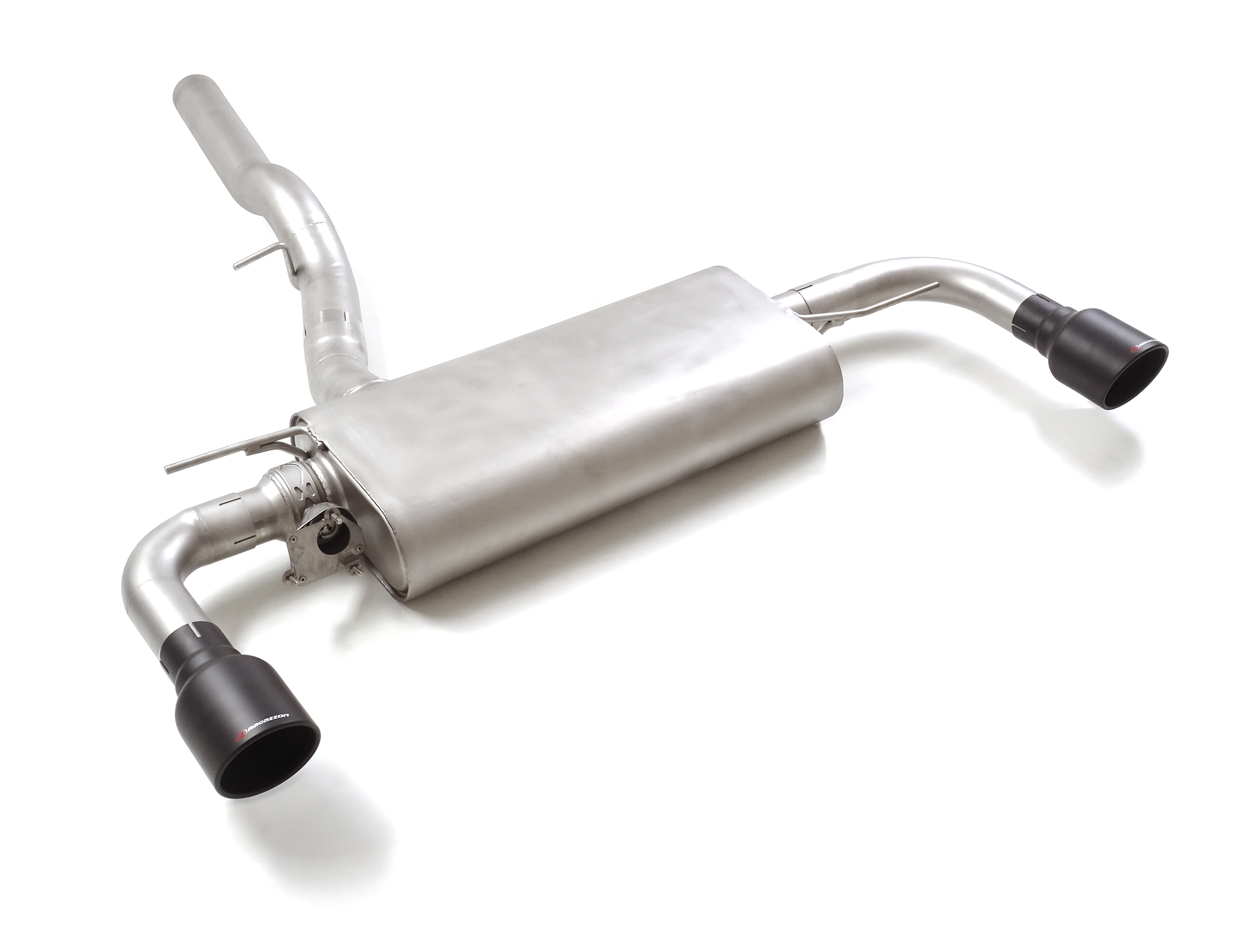 Ragazzon Duplex-rear silencer 1x 102mm round Sport Line    