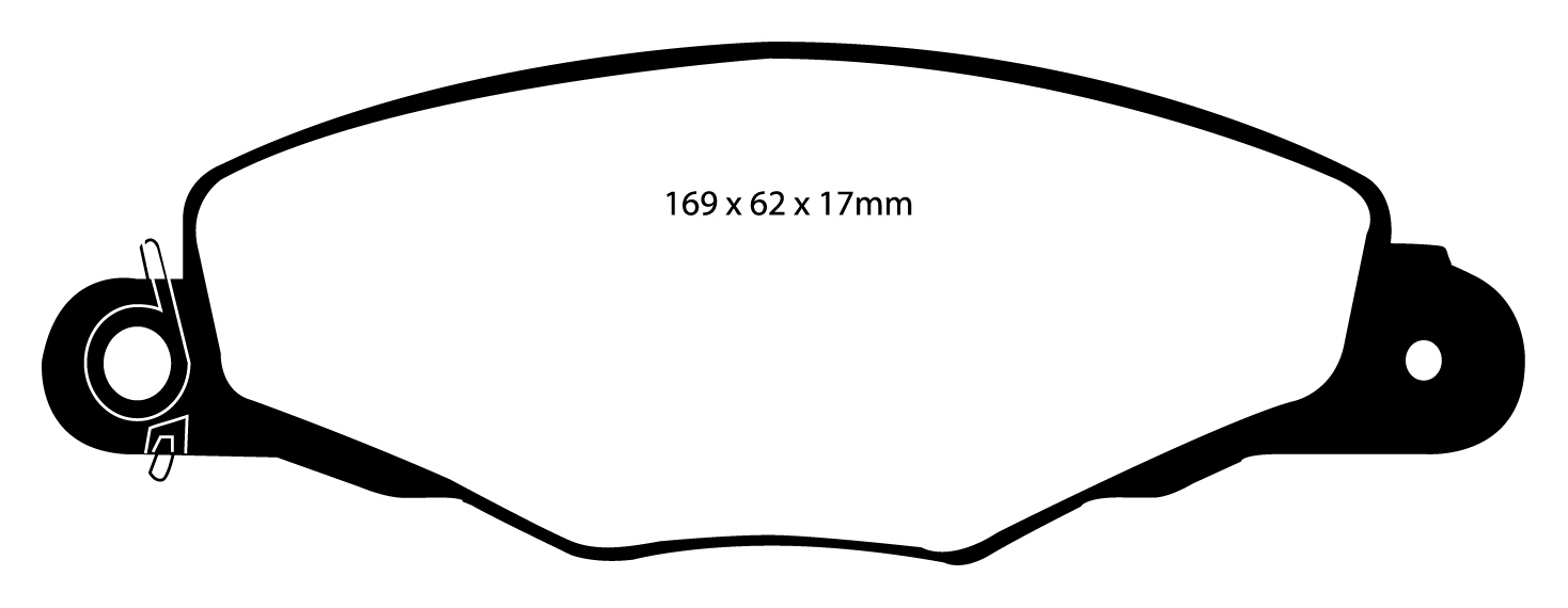 EBC Blackstuff Brake pads front