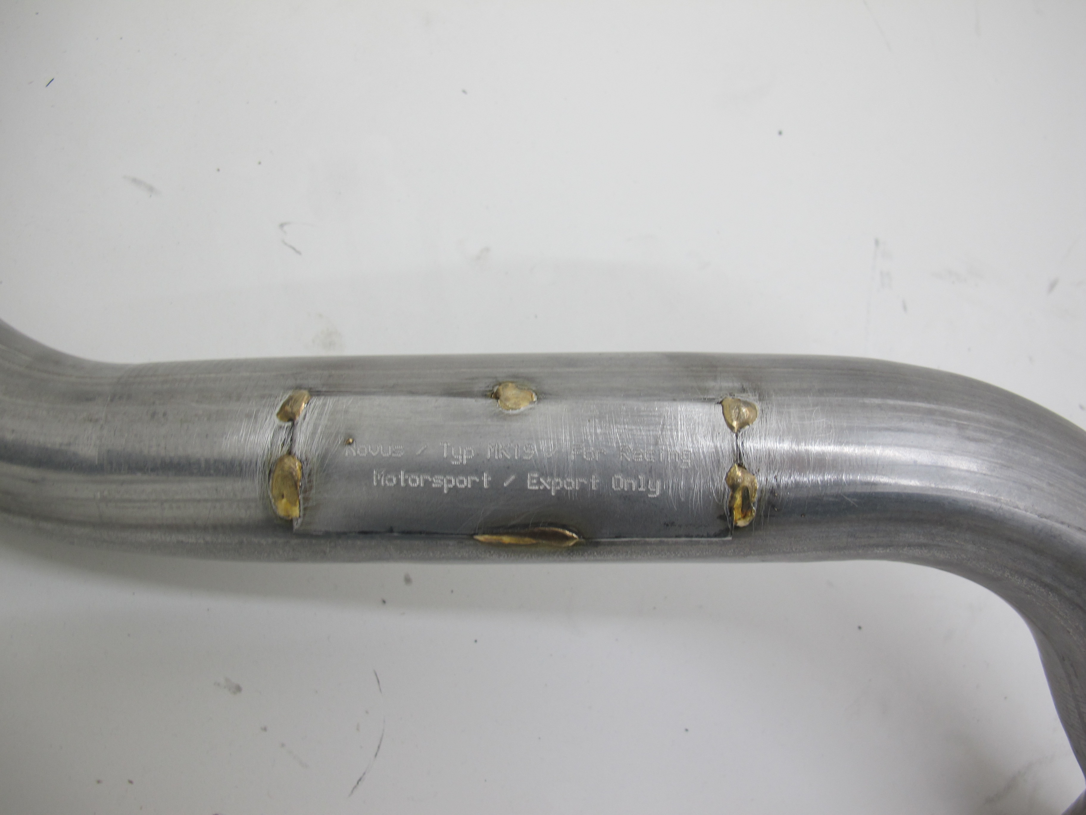 Novus Center Silencer replacement pipe
