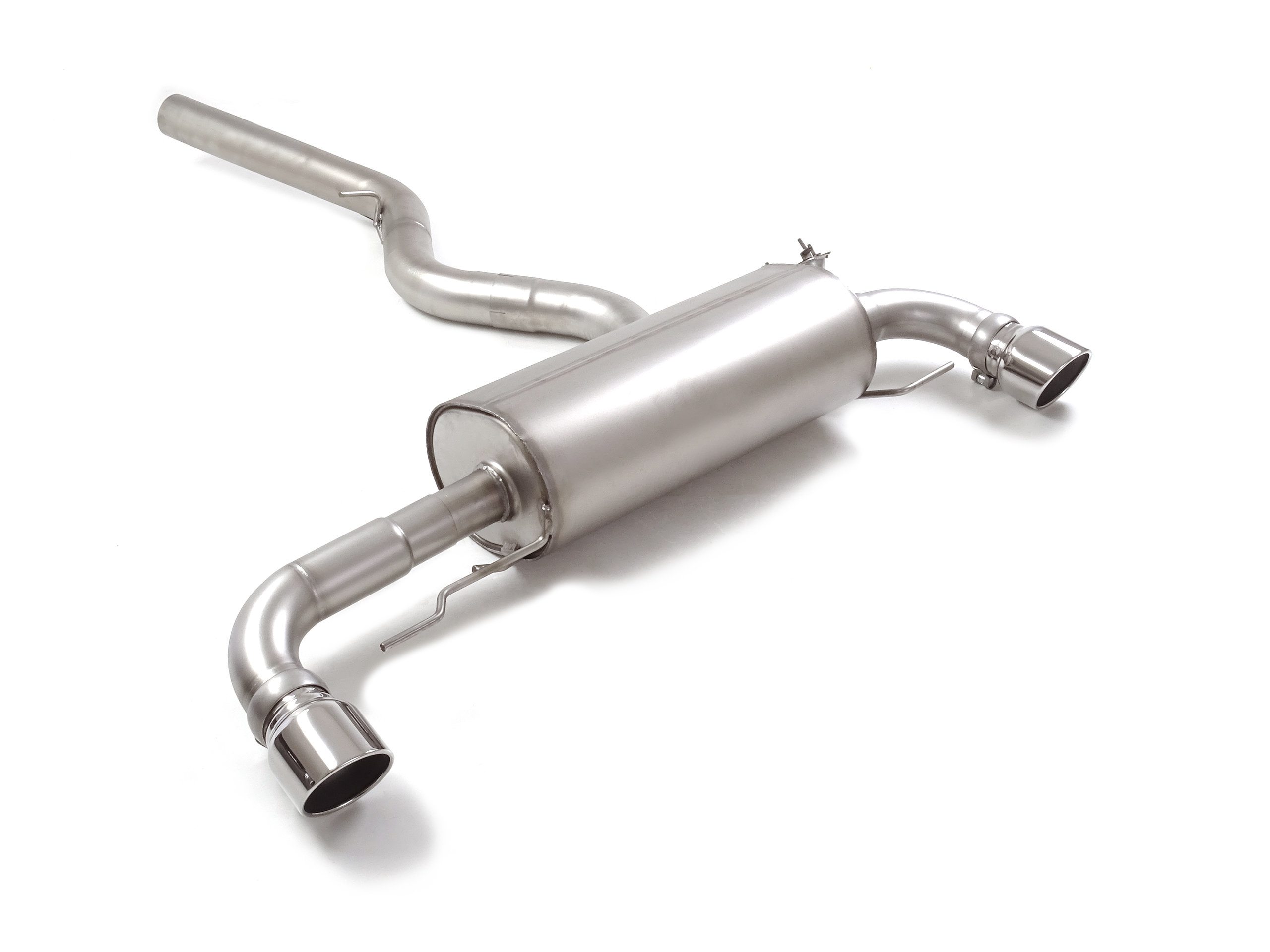 Ragazzon Duplex rear silencer 1x 102mm round Sport Line with integrated flap Ragazzon Duplex rear silencer 1x 102mm round Sport Line with integrated flap