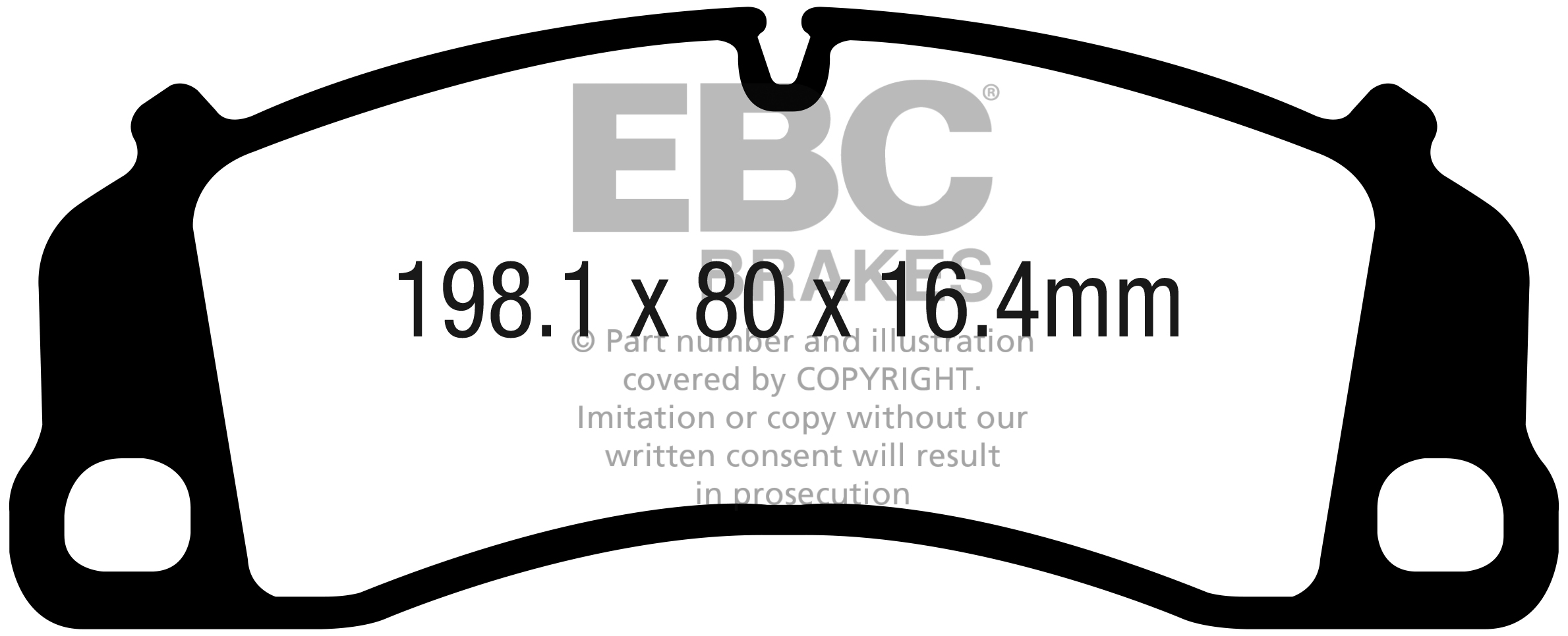 A2206 EBC Bluestuff NDX Rennbremsbeläge vorne