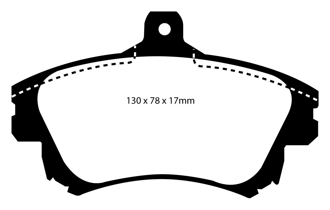 A1139 EBC Yellowstuff Bremsbeläge vorne