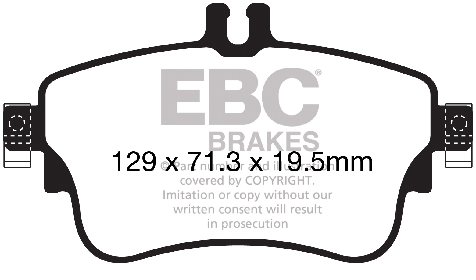 A2164 EBC Greenstuff Brake pads front