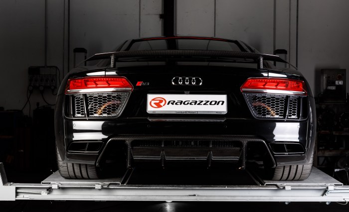 Ragazzon N-Group rear silencer with pneumatic exhaust flap