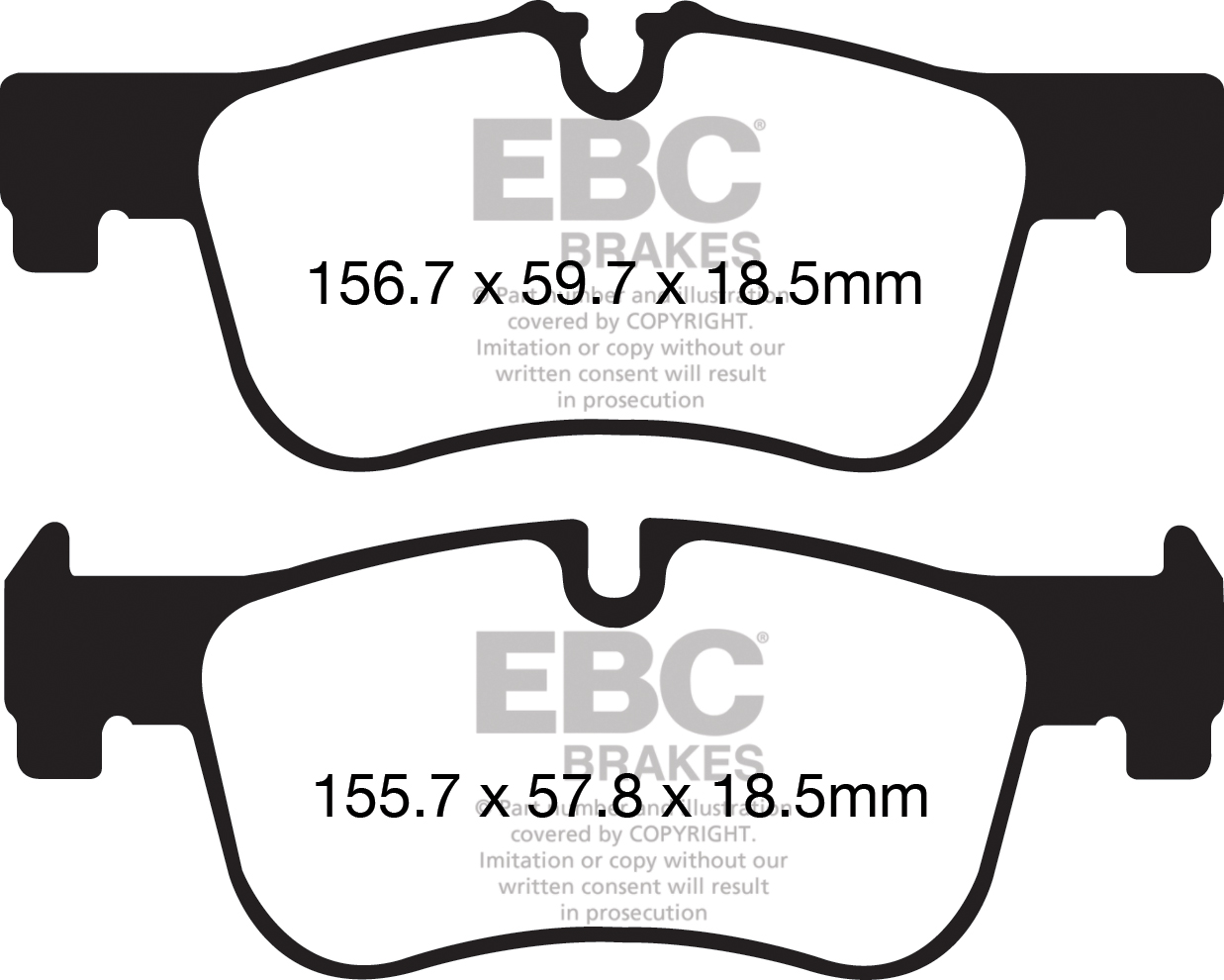 A2155 EBC Greenstuff Bremsbeläge vorne