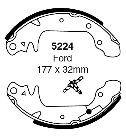 EBC Premium Brake shoes