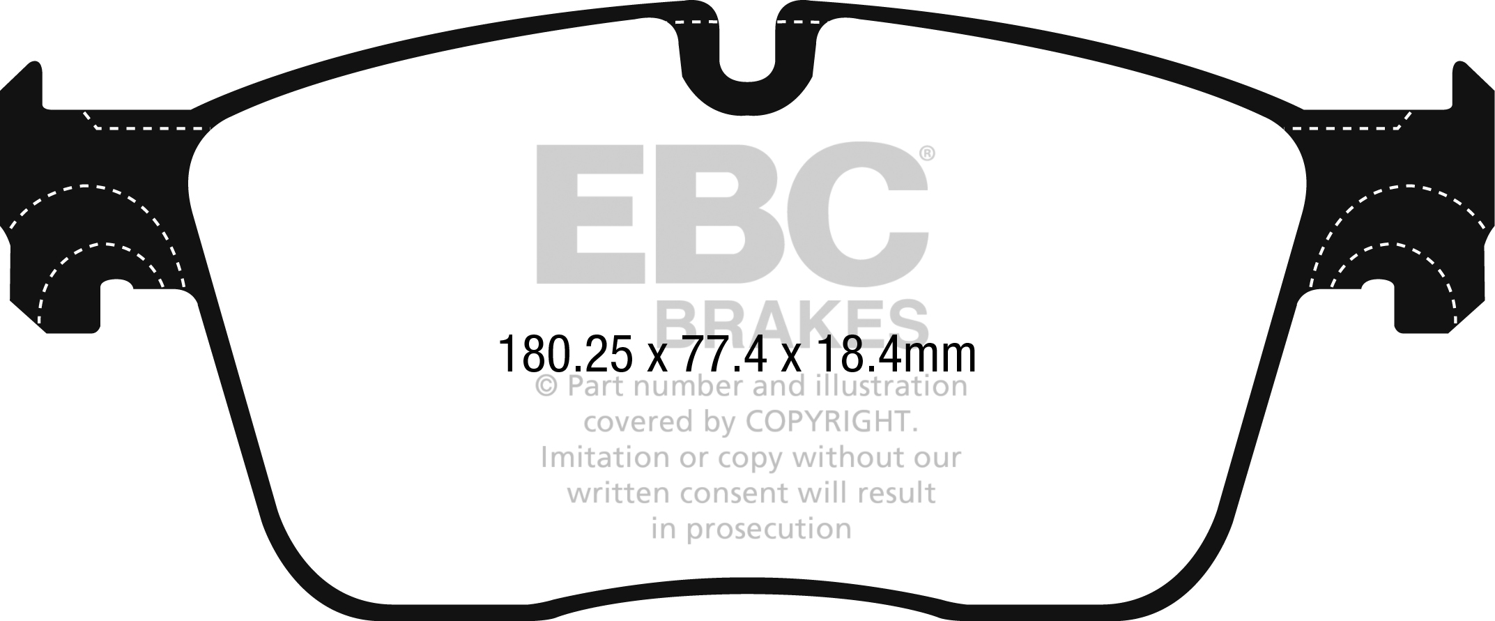 A2253 EBC Redstuff Bremsbeläge vorne