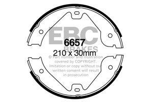 A6657 EBC Premium Handbremsbacken