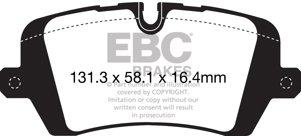 A2161 EBC Yellowstuff Bremsbeläge hinten