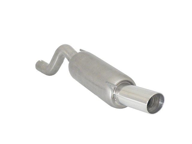 Ragazzon rear silencer 1x 90mm round Sport Line