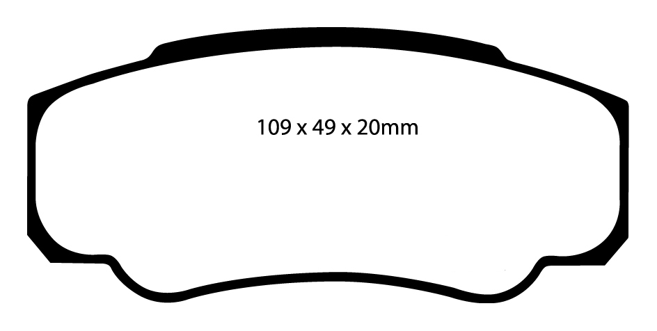 EBC Blackstuff Bremsbeläge hinten