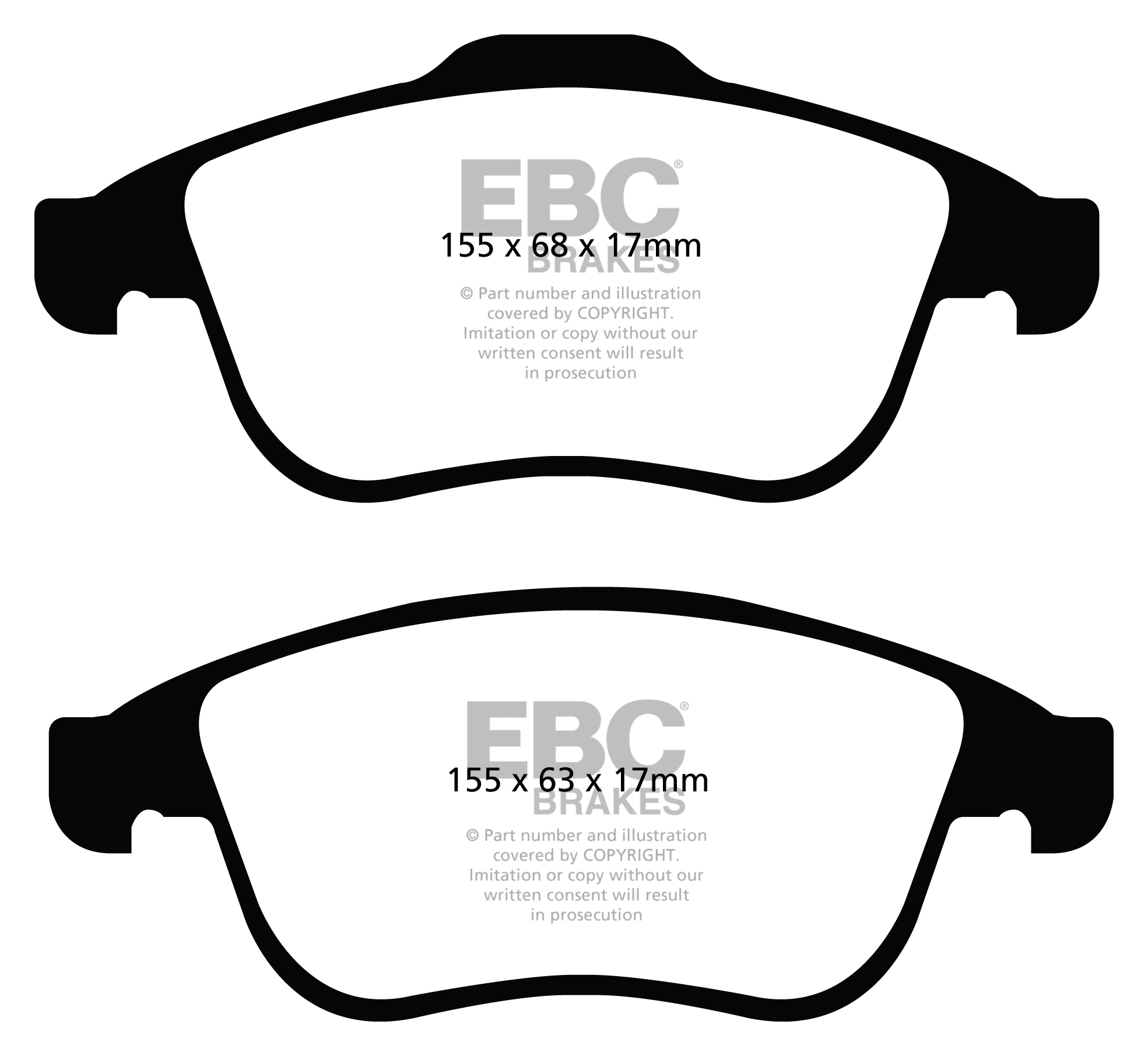 EBC Yellowstuff Bremsbeläge vorne