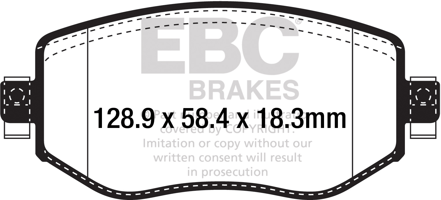 A2309 EBC Greenstuff Bremsbeläge vorne