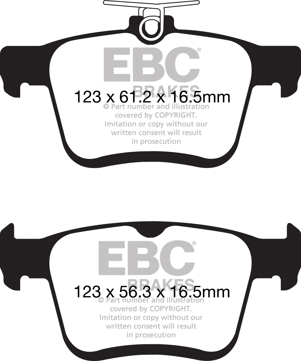 EBC Yellowstuff Brake pads rear