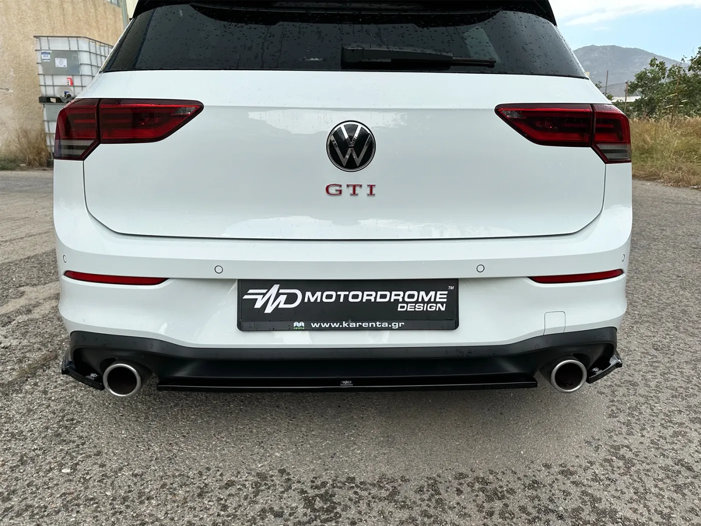 Motordrome mittlerer Splitter hinten