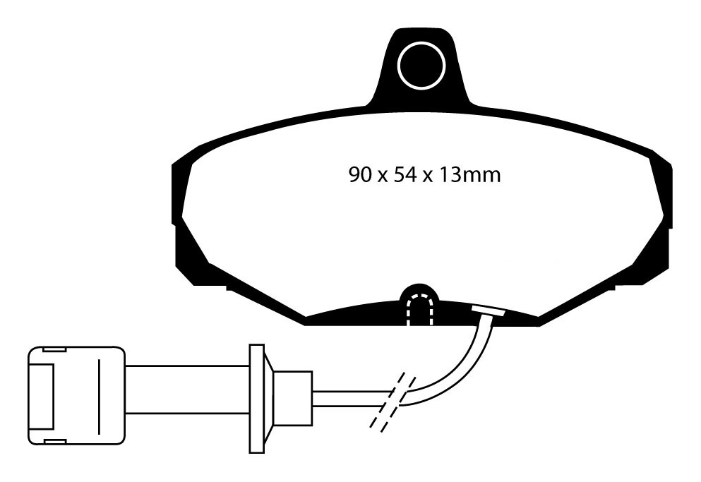 A0571 EBC Blackstuff Bremsbeläge hinten