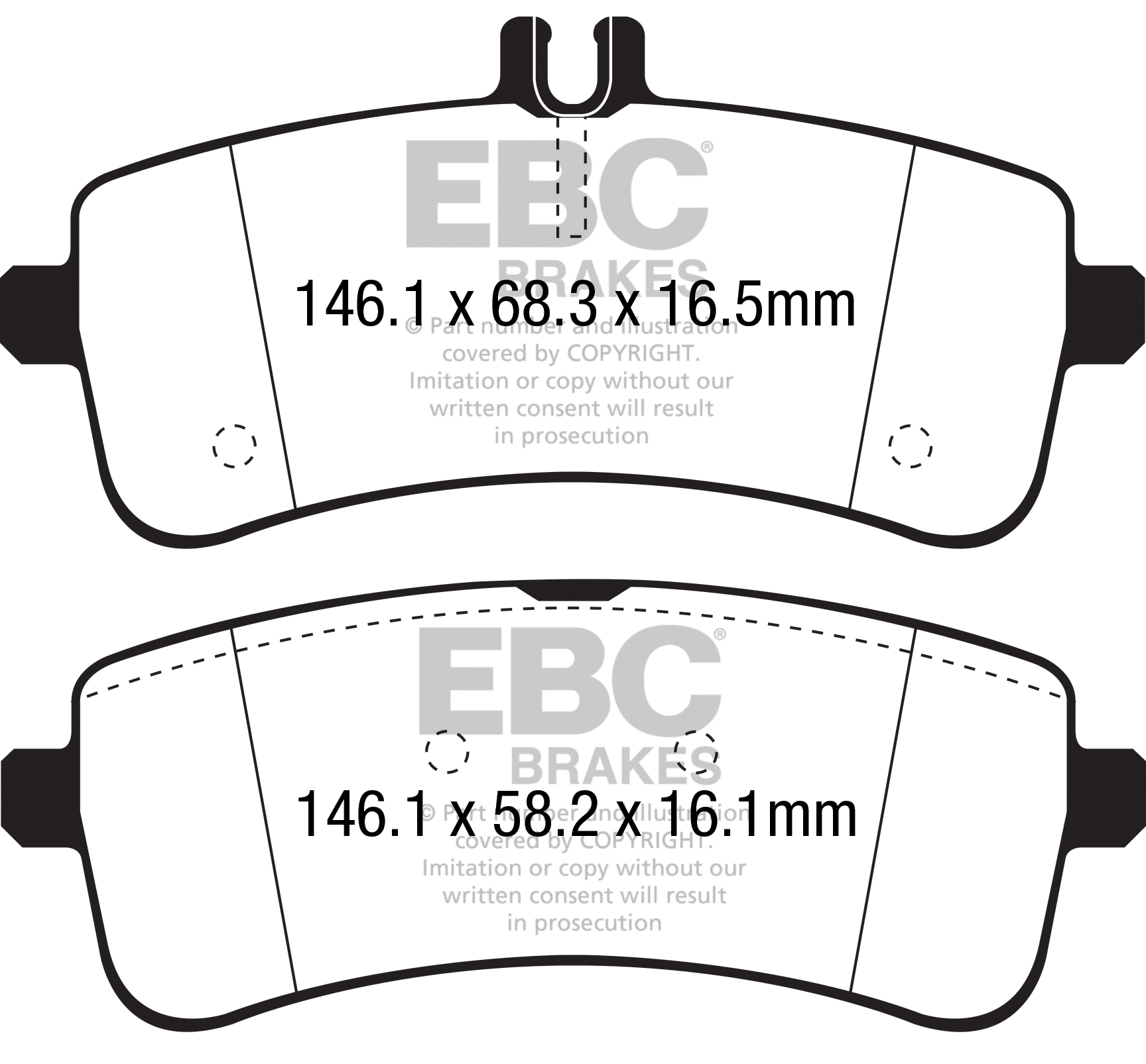 EBC Yellowstuff Bremsbeläge hinten