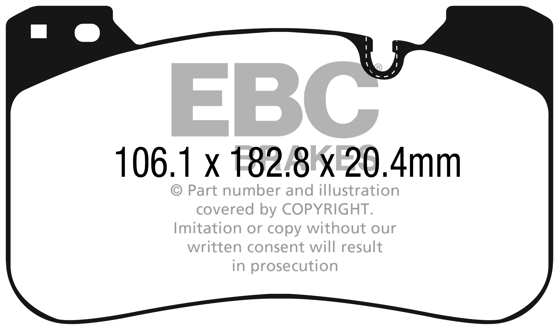 A2331 EBC Bluestuff NDX Rennbremsbeläge vorne