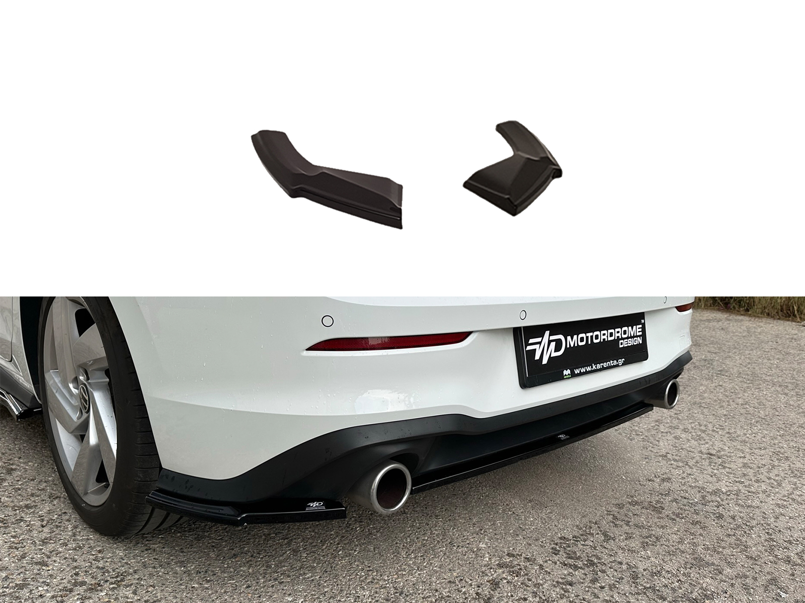 Motordrome Hintere Seitensplitter