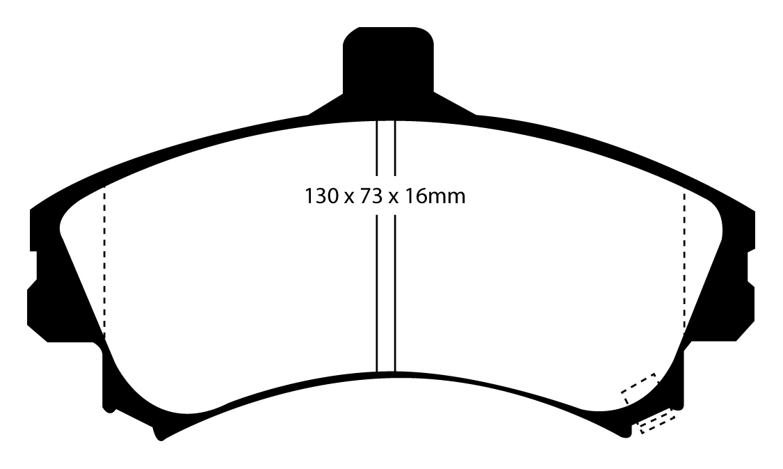 A1045 EBC Greenstuff Brake pads front