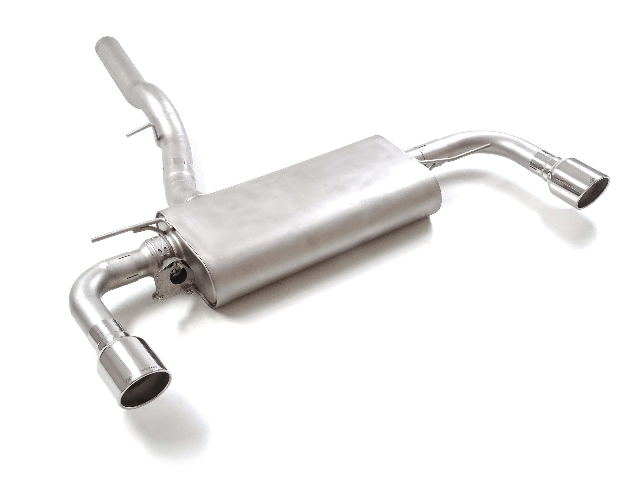 50-1030-61 Ragazzon Duplex-rear silencer 1x 102mm round Sport Line