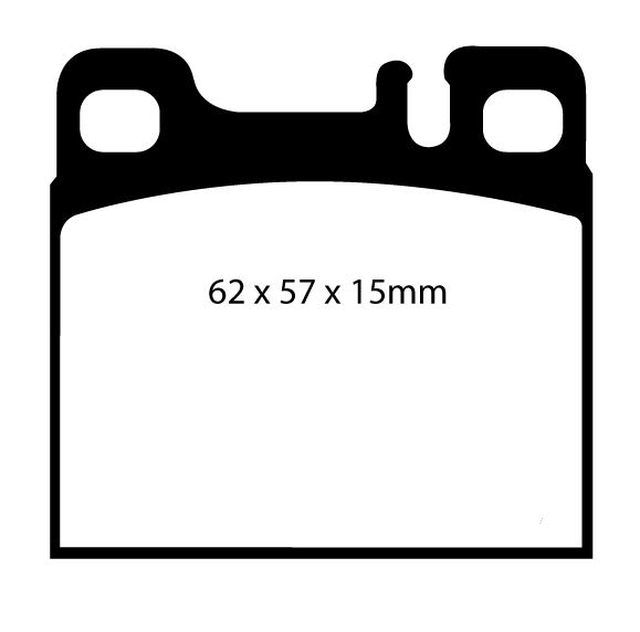 A1027 EBC Blackstuff Bremsbeläge hinten