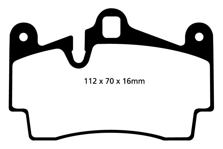 A1474 EBC Yellowstuff Brake pads rear