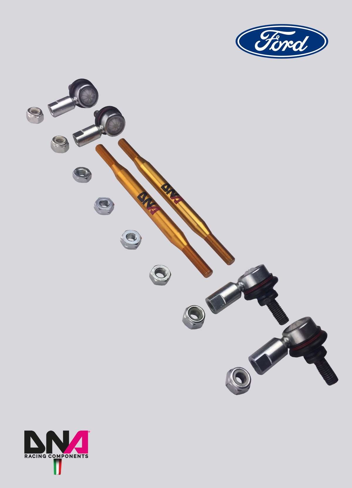 PC1065-2 DNA Racing Einstellbare Koppelstangen