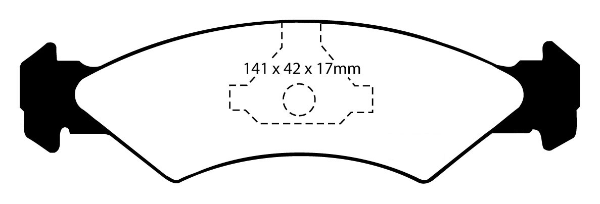 A0512 EBC Yellowstuff Brake pads front