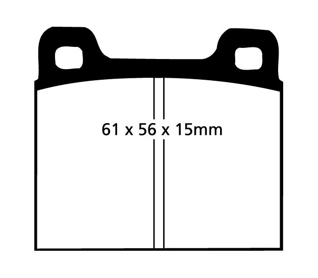 A0104 EBC Bluestuff NDX racing brake pads front