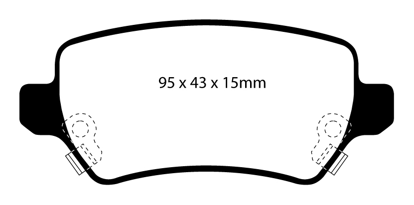 A1447 EBC Yellowstuff Bremsbeläge hinten